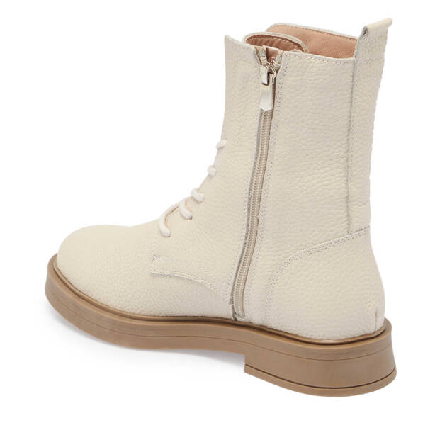 Ekru Deri Kadın Casual Bot - K24K1BT67615-T5T - Tergan