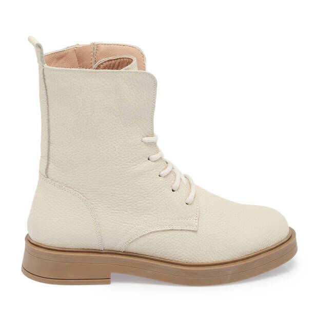 Ekru Deri Kadın Casual Bot - K24K1BT67615-T5T - Tergan