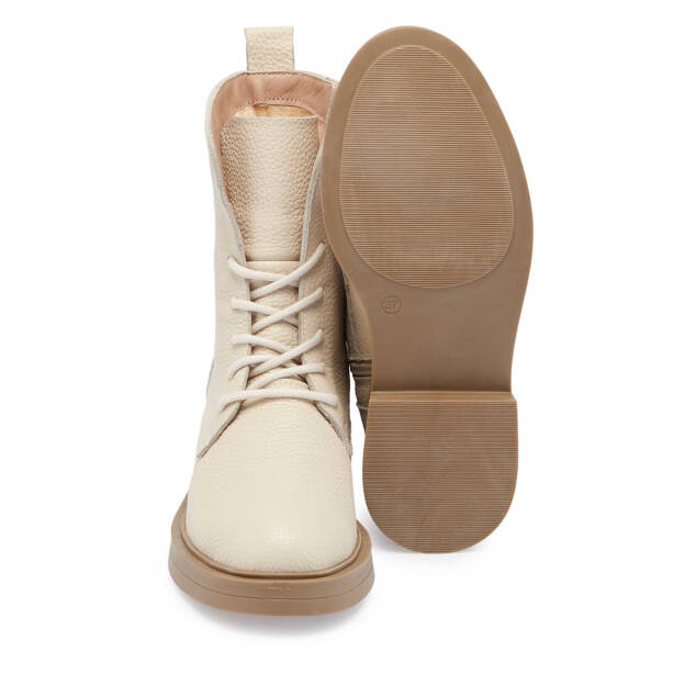 Ekru Deri Kadın Casual Bot - K24K1BT67615-T5T - Tergan