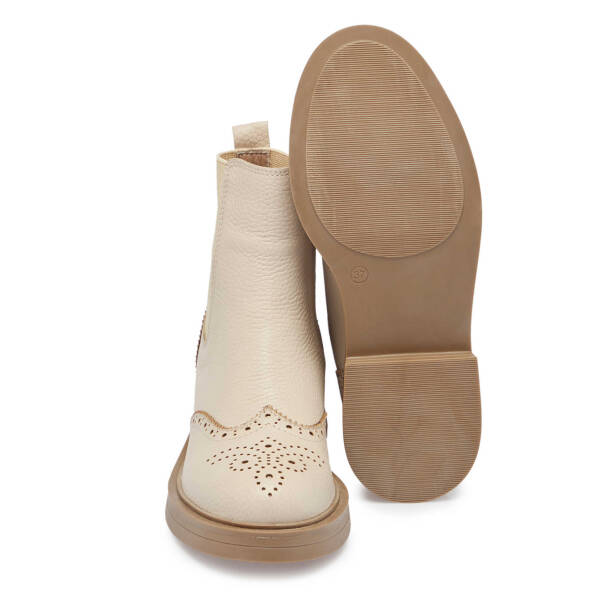 Ekru Deri Kadın Casual Bot - K24K1BT67616-T5T - 4