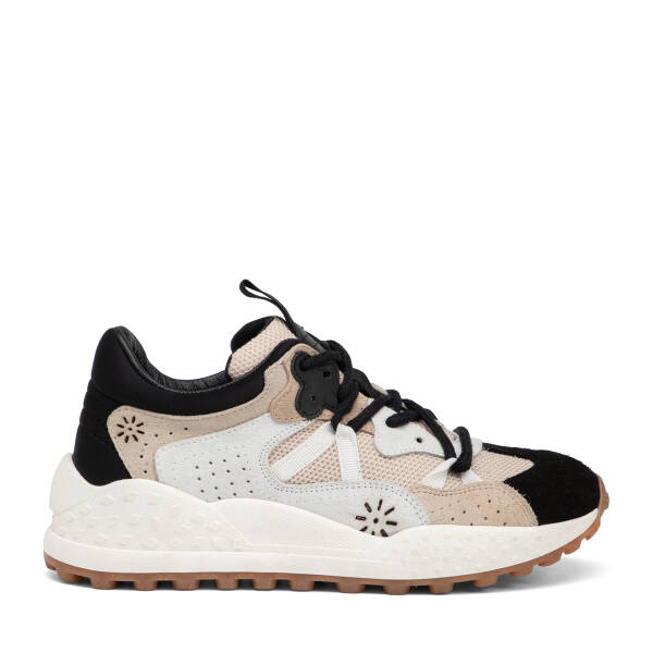 Ekru Deri-Tekstil Kadın Sneaker - K25I1AY67897-T2T - 1