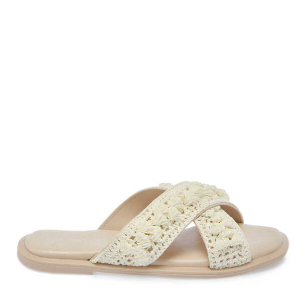 Ekru Vegan - Tekstil Kadın Terlik - K24Y1TR67082-M01 - 3