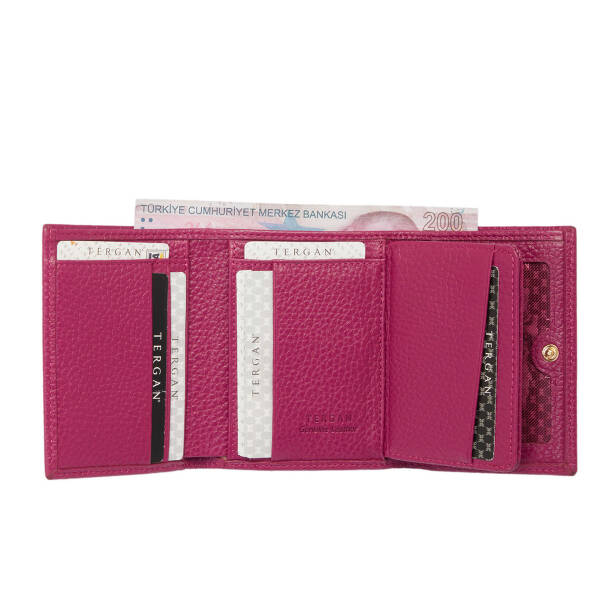 Fuşya Hakiki Deri Kadın Cüzdan - S1CB00005633-C42 - 2