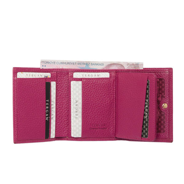 Fuşya Hakiki Deri Kadın Cüzdan - S1CB00005633-C42 - 2