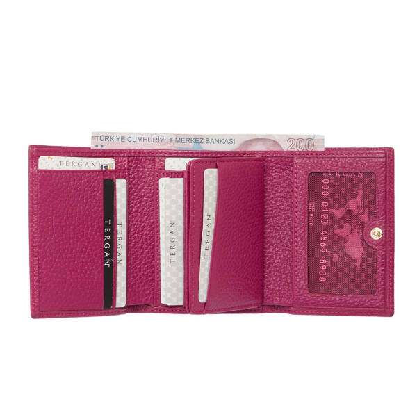 Fuşya Hakiki Deri Kadın Cüzdan - S1CB00005633-C42 - 3