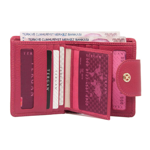Fuşya Hakiki Deri Kadın Cüzdan - S1CB00005674-H68 - 6