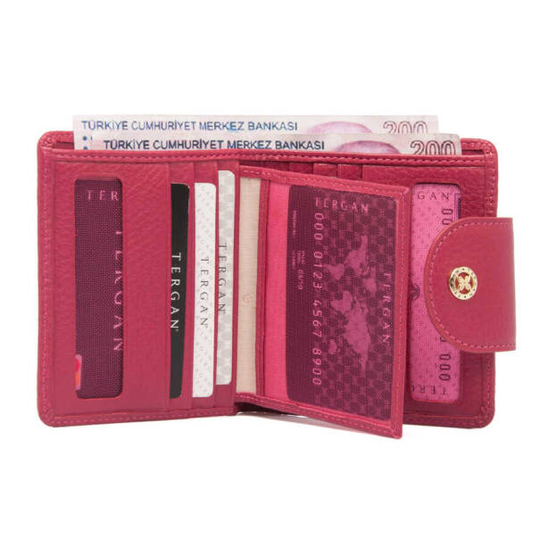 Fuşya Hakiki Deri Kadın Cüzdan - S1CB00005674-H68 - 7