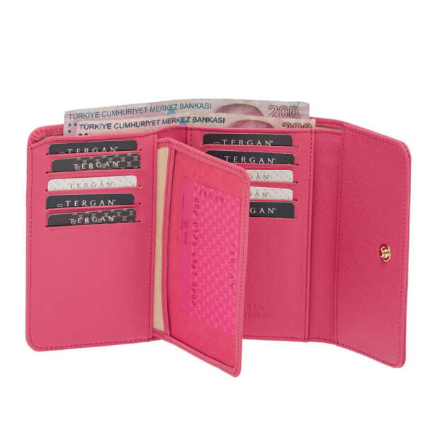 Fuşya Deri Kadın Cüzdan - S1CB00005788-H68 - 3