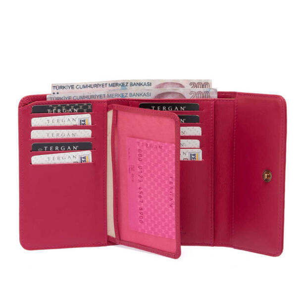 Fuşya Hakiki Deri Kadın Cüzdan - S1CB00005788-P98 - 3