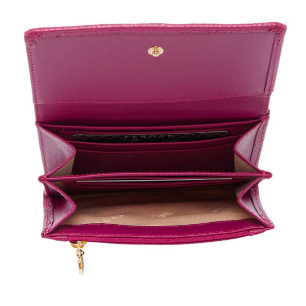 Fuşya Deri Kadın Cüzdan - S1CB00005815-M9F - 3
