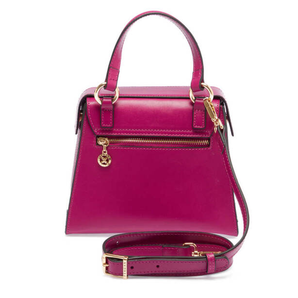 Fuşya Deri Kadın El Çantası - S23K1BC80128-M9F - 3