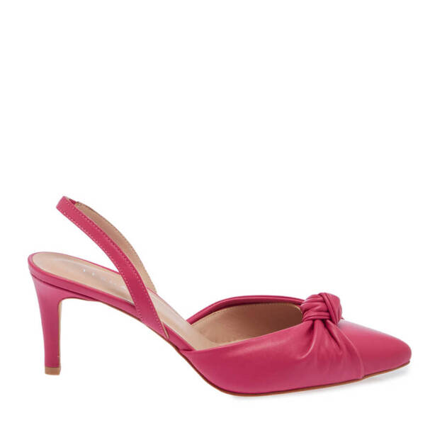 Fuşya Deri Kadın Stiletto - K24I1AY67169-J7E - 3