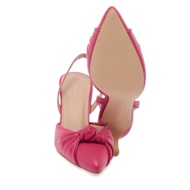 Fuşya Deri Kadın Stiletto - K24I1AY67169-J7E - 4