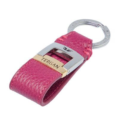 Fuşya Deri Unisex Anahtarlık - S1AN00000242-C42 