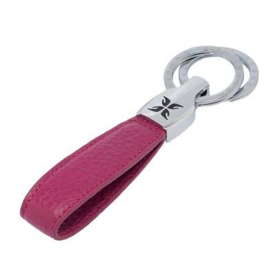 Fuşya Deri Unisex Anahtarlık - S1AN00000248-C42 - 1