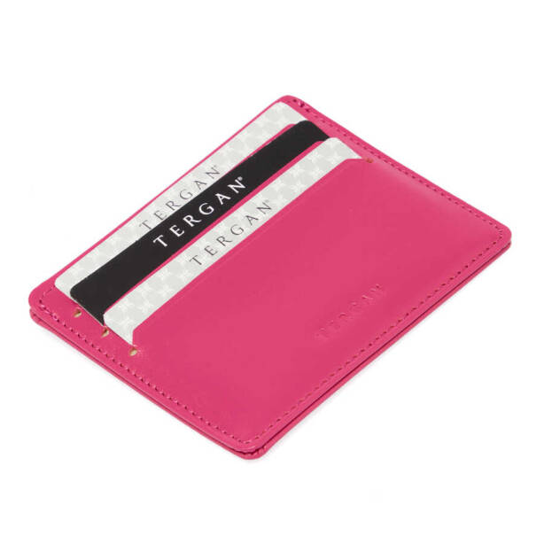 Fuşya Hakiki Deri Unisex Kredi Kartlık - S1KK00001050-J7E 
