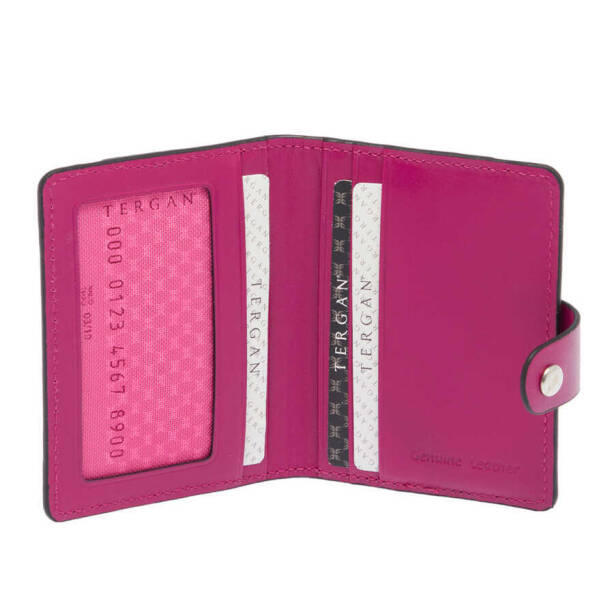 Fuşya Deri Unisex Kredi Kartlık - S1KK00001653-J7E - 2