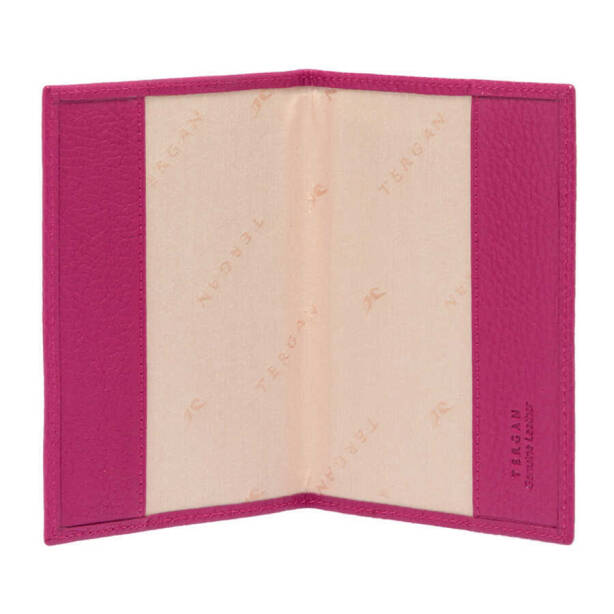 Fuşya Hakiki Deri Unisex Pasaportluk - S1PS00001200-C42 - Tergan