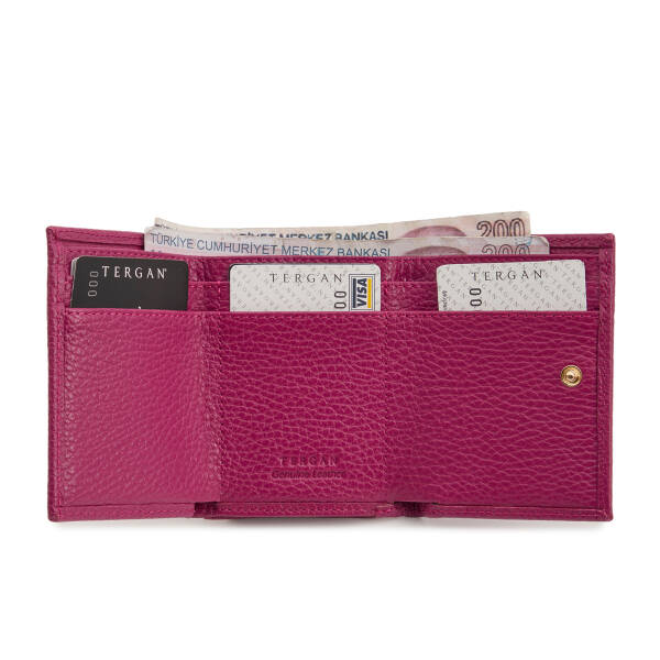 Fuşya Hakiki Deri Kadın Cüzdan - S1CB00005819-C42 - 2