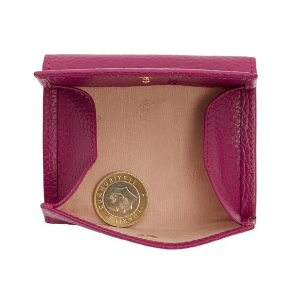 Fuşya Hakiki Deri Kadın Cüzdan - S1CB00005819-C42 - 4
