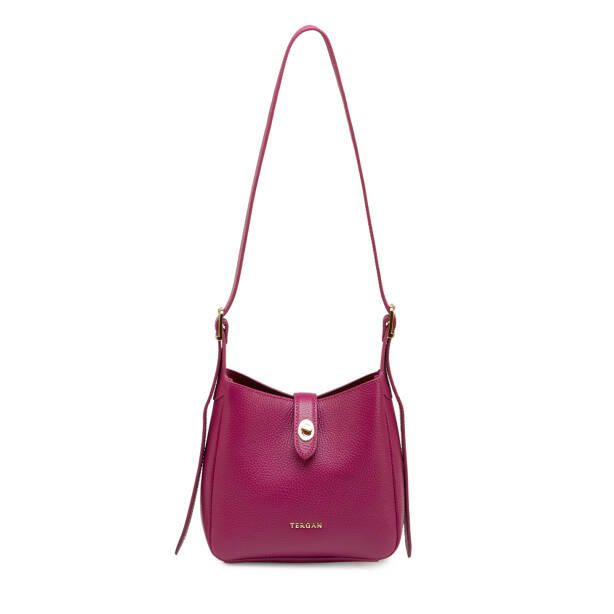Fuşya Hakiki Deri Kadın Omuz Çantası - S26Y1BC80527-C42 