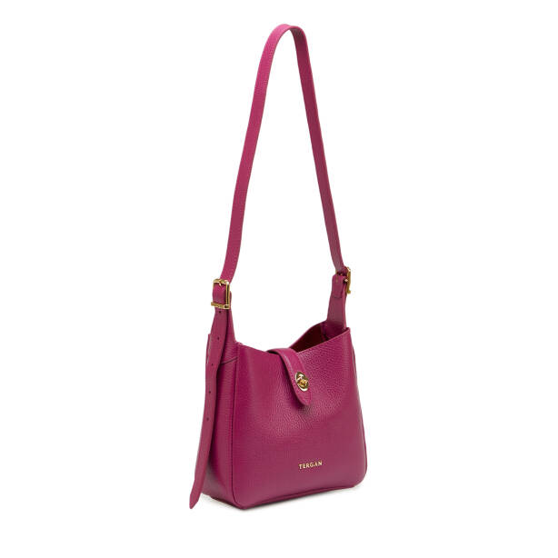 Fuşya Hakiki Deri Kadın Omuz Çantası - S26Y1BC80527-C42 - 2