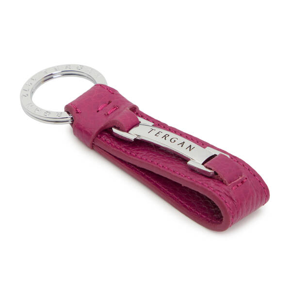 Fuşya Hakiki Deri Unisex Anahtarlık - S1AN00000243-C42 - 1