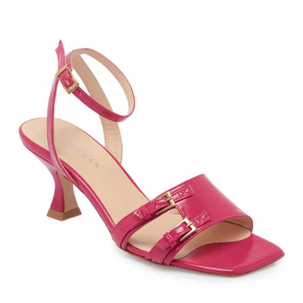 Fuşya Rugan Deri Kadın Topuklu Ayakkabı - K24Y1AY67185-T6U - 1