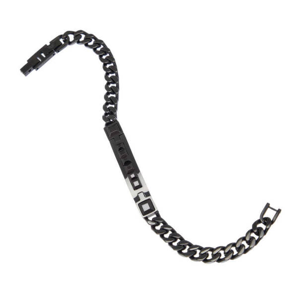 Gri Çelik Erkek Bileklik - E1BLK0410432-I99 - 2