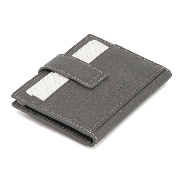 Gri Deri Erkek Kredi Kartlık - S1KK00001617-G35 - 3