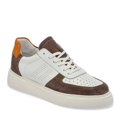  Gri Deri Erkek Sneaker - E24I1AY56601-T3O 