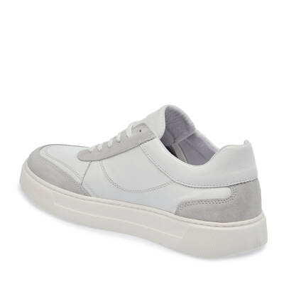  Gri Deri Erkek Sneaker - E24I1AY56602-T3O - 2