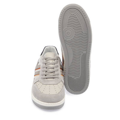  Gri Deri Erkek Sneaker - E24I1AY56691-Q9I - 4