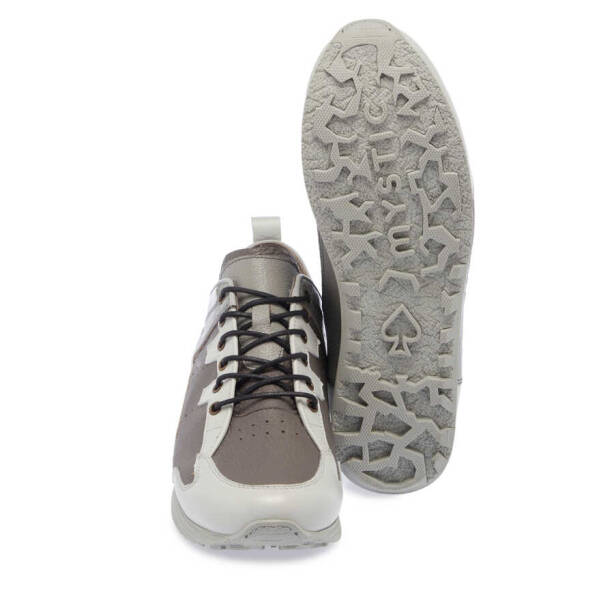 Gri Deri Erkek Sneaker - E24I1AY56756-I8H - 4