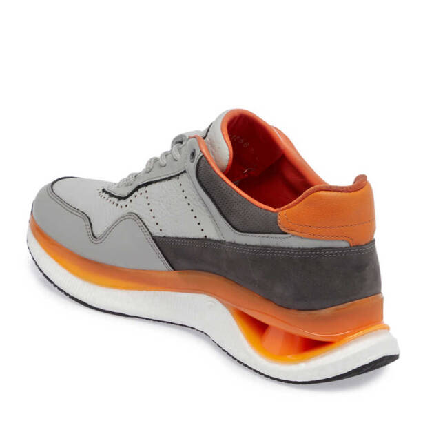 Gri Deri Erkek Sneaker - E24I1AY56796-I8G - 2