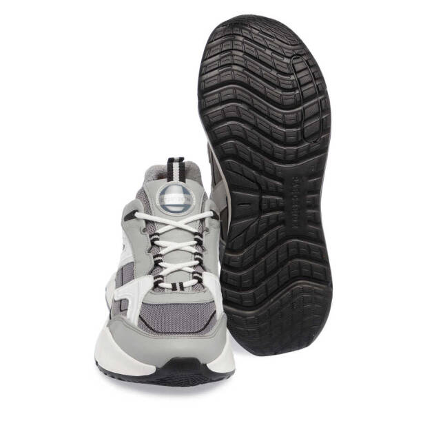Gri Deri Erkek Sneaker - E24I1AY56803-I8H - 4