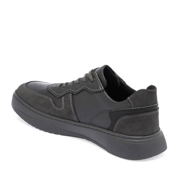 Gri Hakiki Deri Erkek Sneaker - E24I1AY56908-H0Q - 3
