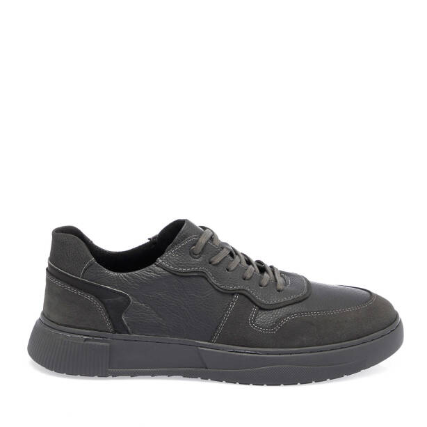 Gri Hakiki Deri Erkek Sneaker - E24I1AY56908-H0Q 
