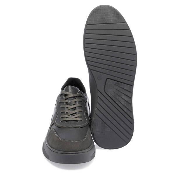 Gri Hakiki Deri Erkek Sneaker - E24I1AY56908-H0Q - 4