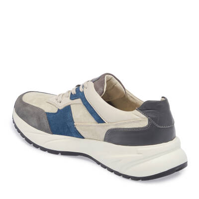 Gri Deri Erkek Sneaker - E24I1AY56911-C11 - 2