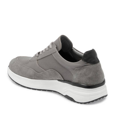  Gri Deri Erkek Sneaker - E24S1AY56935-B43 - 2