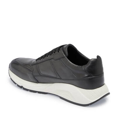 Gri Deri Erkek Sneaker - E24S1AY56974-D2S - 2