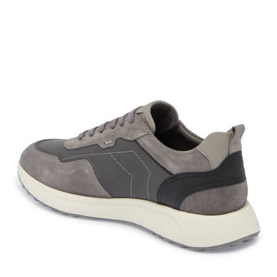  Gri Deri Erkek Sneaker - E24S1AY57068-Q9I - 2