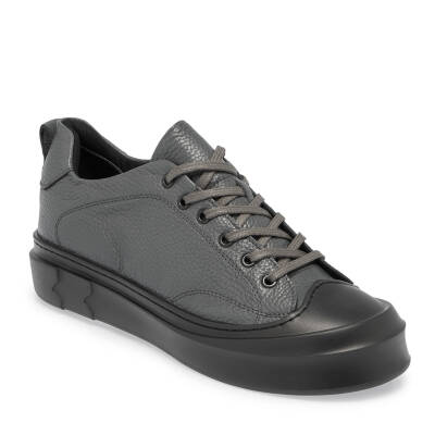  Gri Deri Erkek Sneaker - E24S1AY57136-B43 