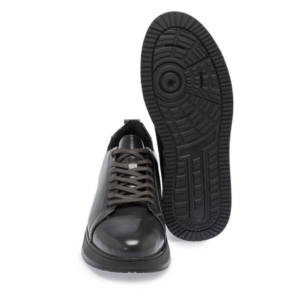 Gri Deri Erkek Sneaker - E24S1AY57141-E0N - 4