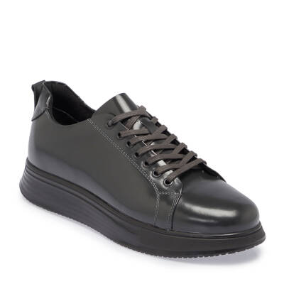  Gri Deri Erkek Sneaker - E24S1AY57141-E0N 