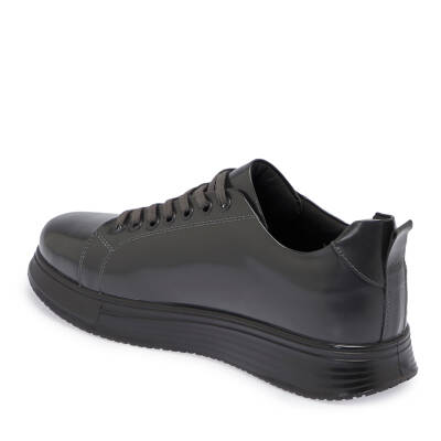  Gri Deri Erkek Sneaker - E24S1AY57141-E0N - 2