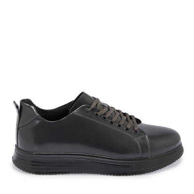  Gri Deri Erkek Sneaker - E24S1AY57141-E0N - 3