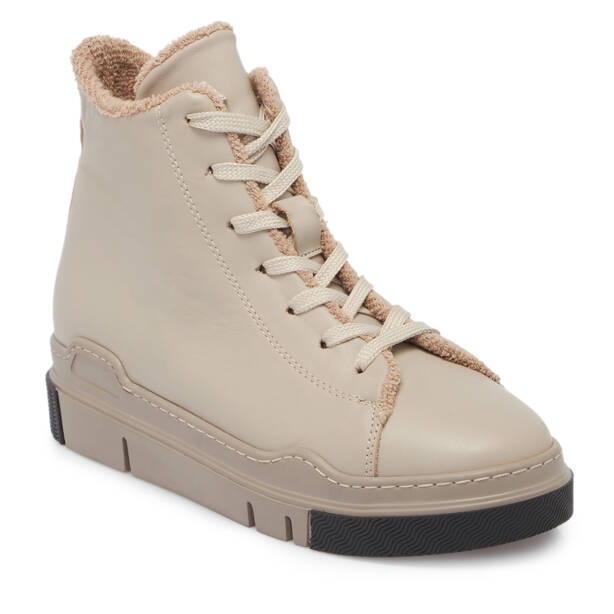 Gri Deri Kadın Casual Bot - K24K1BT67533-B43 - Tergan