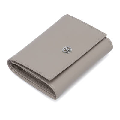 Gri Deri Kadın Cüzdan - S1CB00005633-S7V 